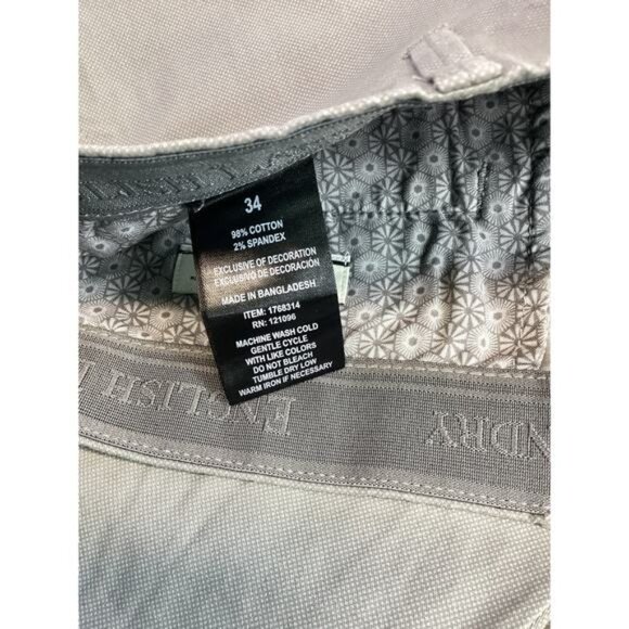 cowgirl argyle boho cozy grandpa dad English Laundry Shorts Men’s 9" Size 34 - Picture 5 of 5